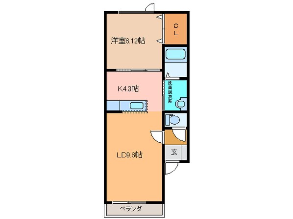 ｽﾍﾟｰｽの物件間取画像